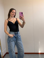 balloon jeans - blauw