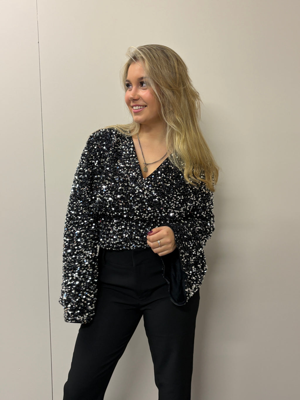 De Livia top - Zwart