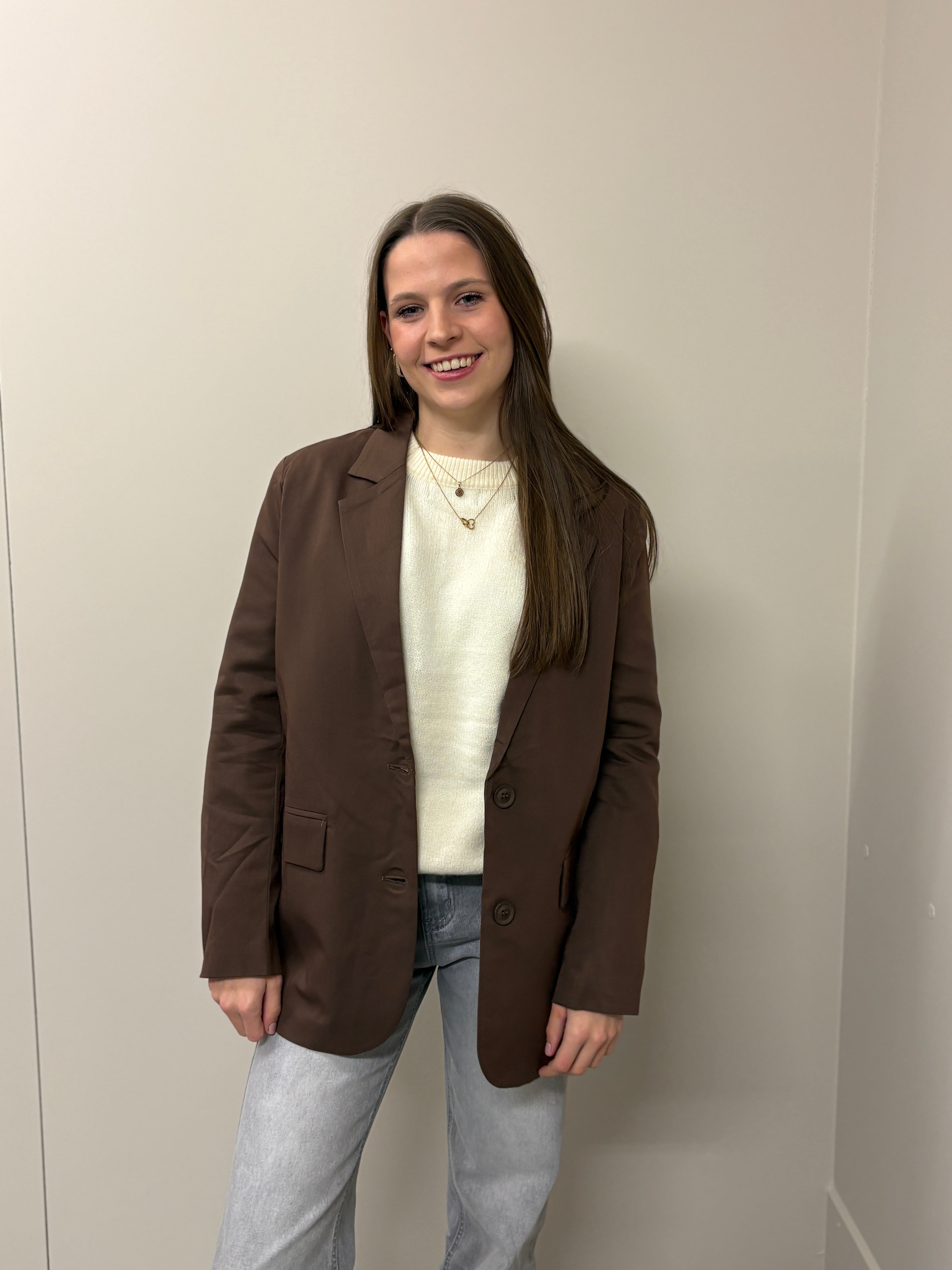 Cocktail blazer - Bruin