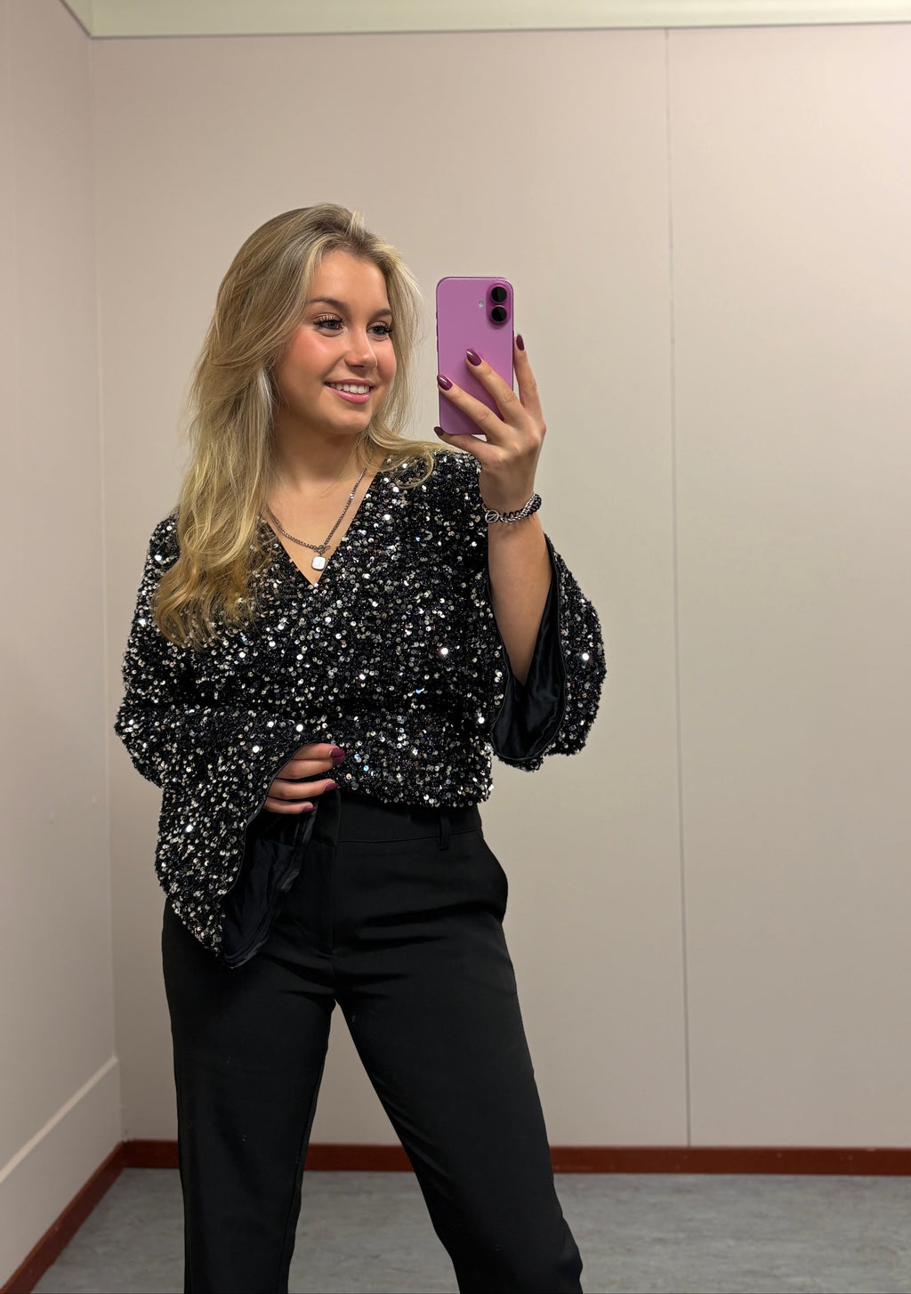 De Livia top - Zwart