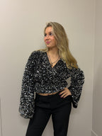 De Livia top - Zwart