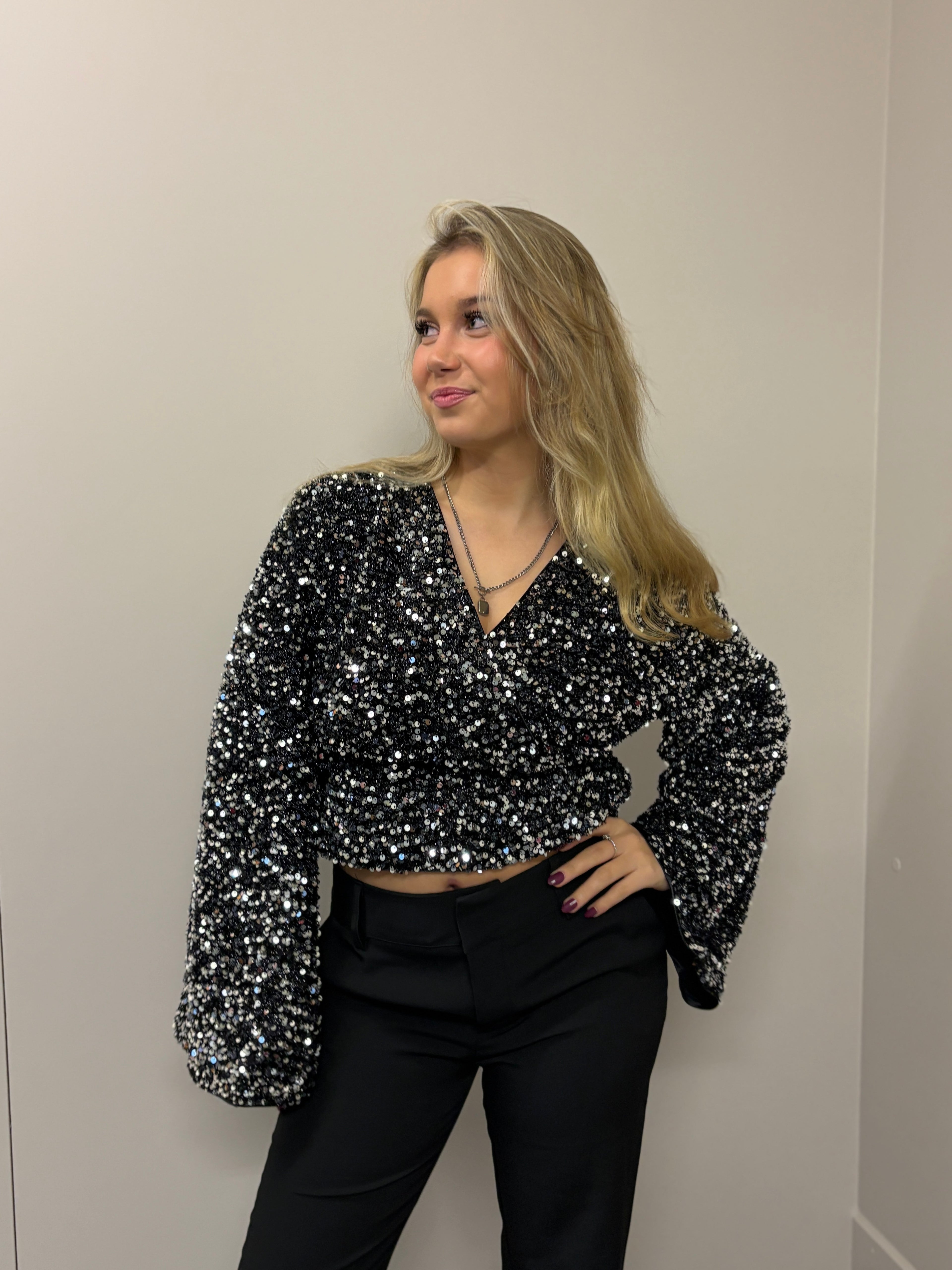 De Livia top - Zwart