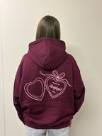 Redefined hoodie - bordeaux