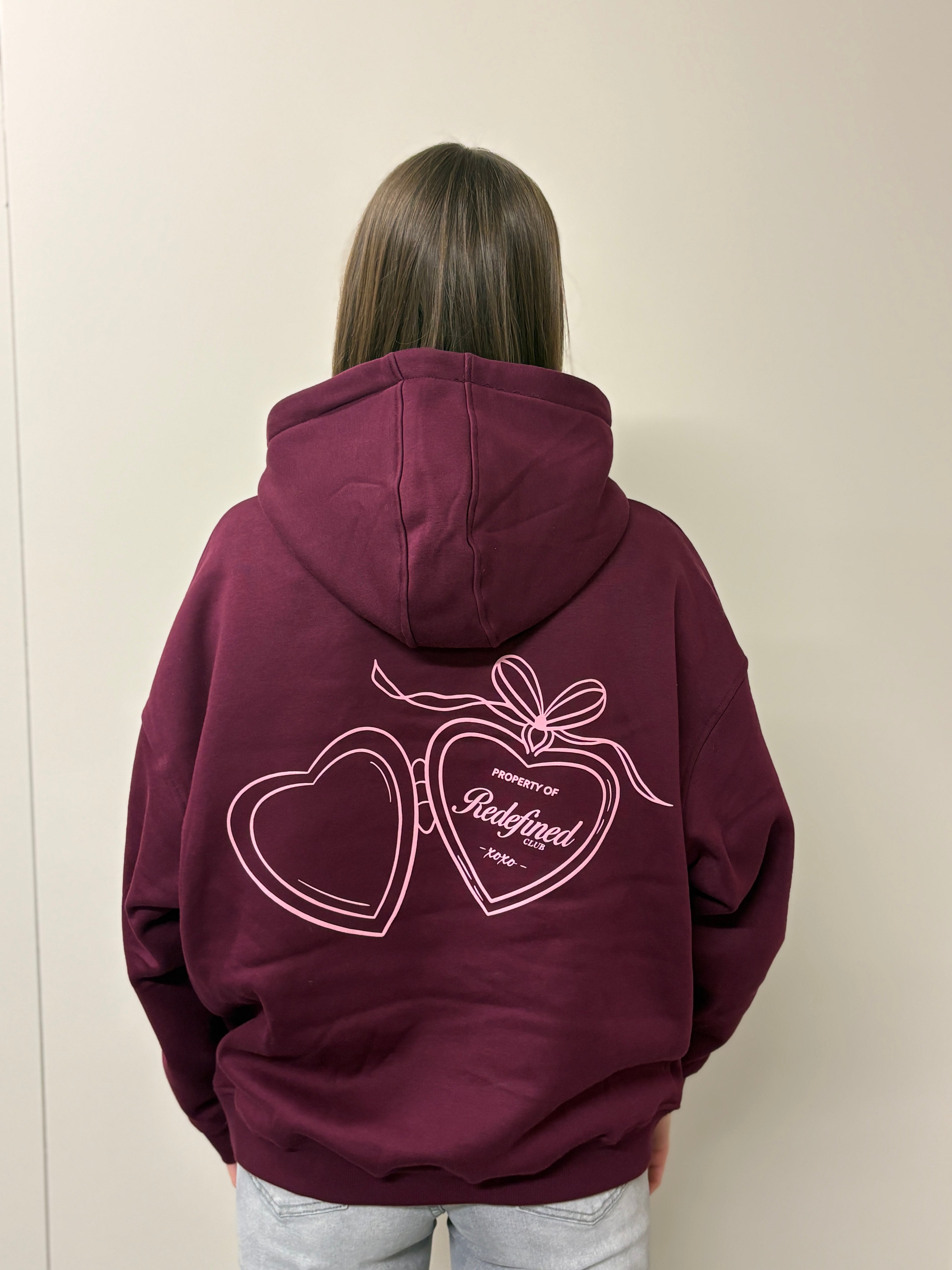 Redefined hoodie - bordeaux