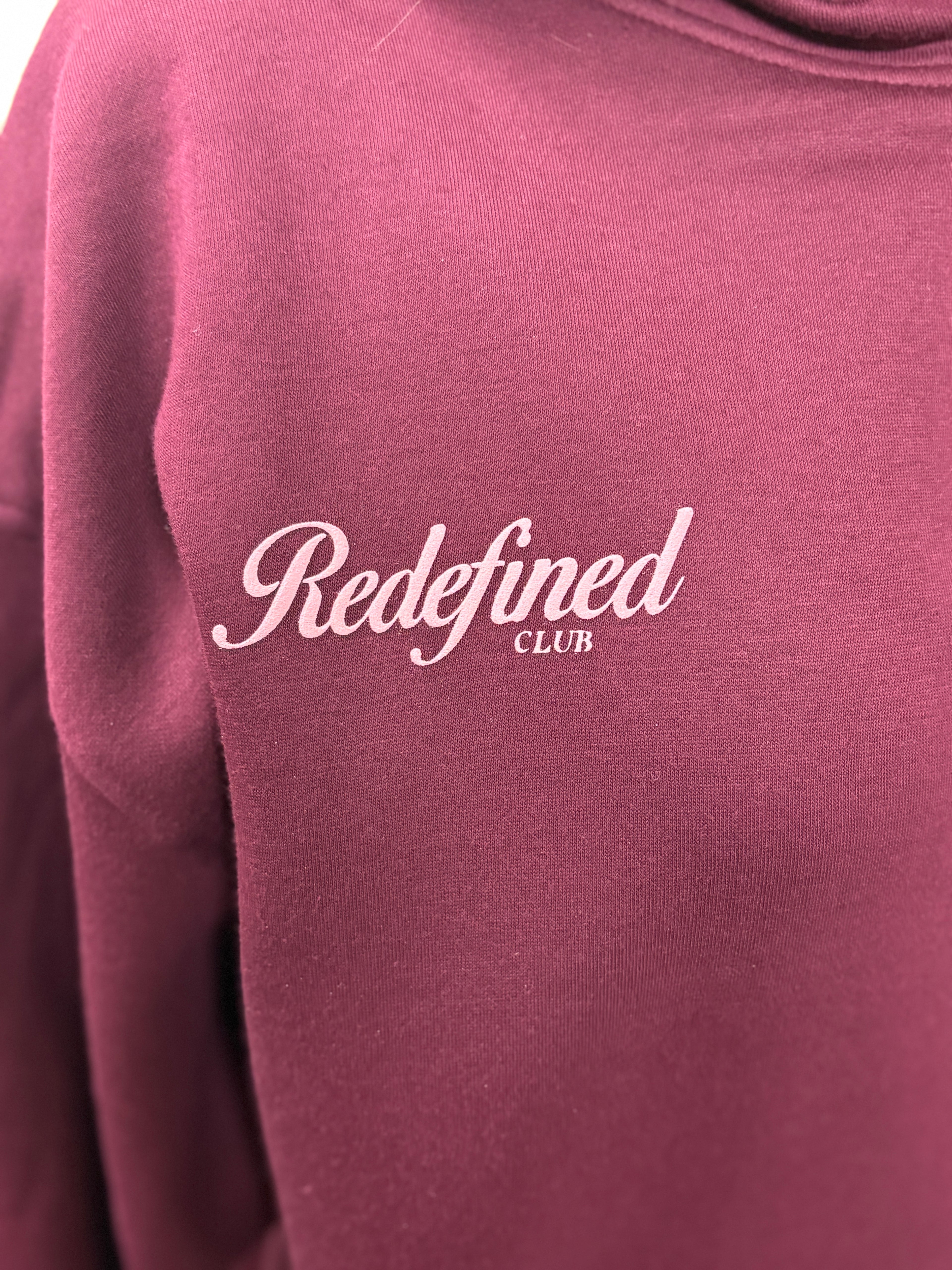 Redefined hoodie - bordeaux