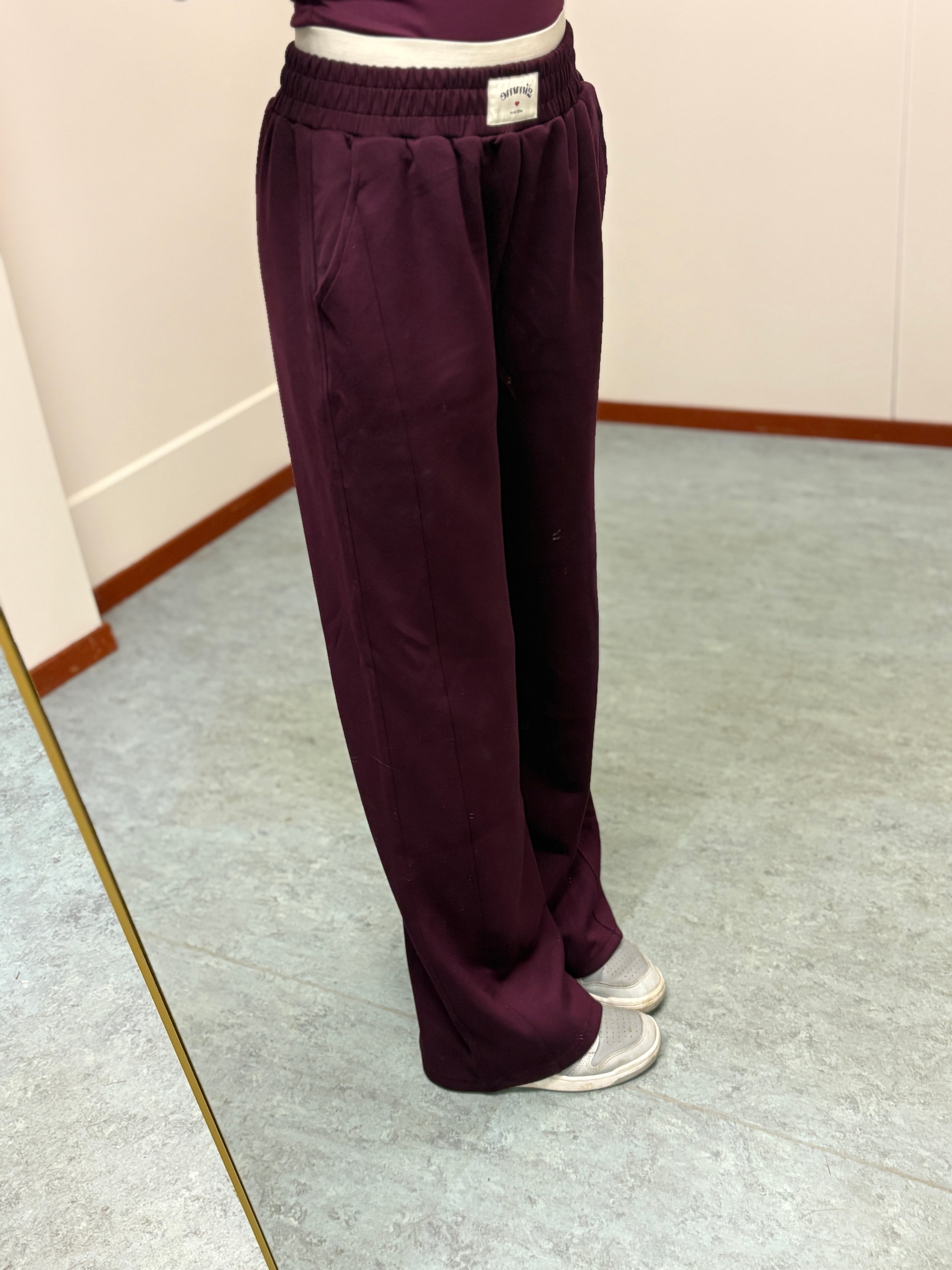 Straight leg broek - Bordeaux