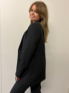 Glitter blazer - Zwart