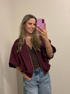 Bomber jacket - Bordeaux