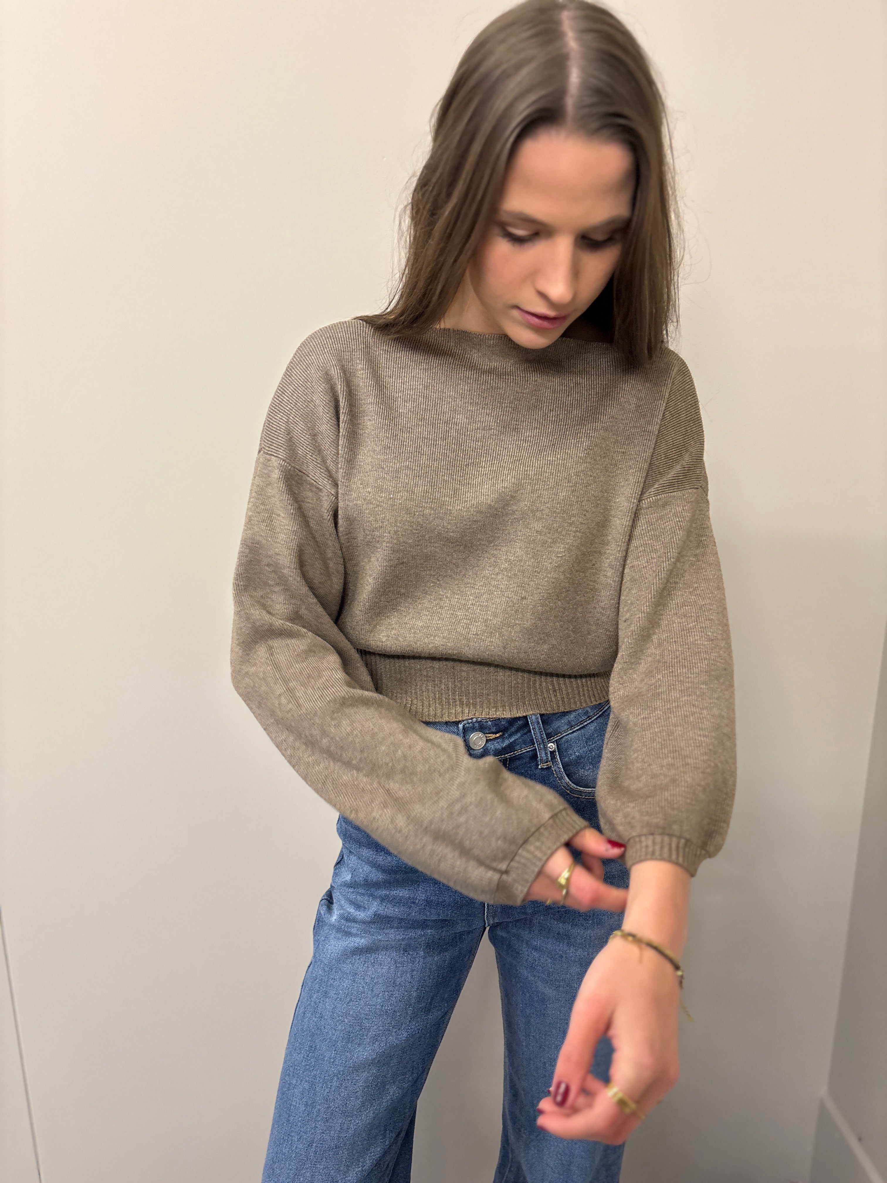 Sweater - taupe